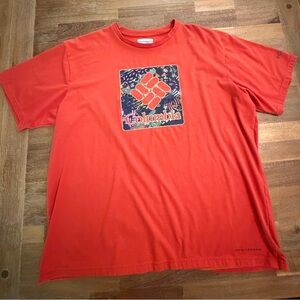 Columbia Men’s Orange Graphic Short-Sleeve Tee